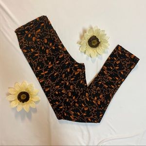 NEW Lularoe OS Spooky House Print Leggings